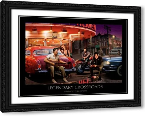 Vista 6 de Lienzo estirado envuelto en galería de Consani, Chris 24x18 titulado: Legendary Crossroads Lienzo envuelto en galería