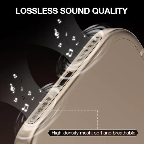 Vista 4 de Paquete de 5 protectores de altavoz compatibles con iPhone 17, 16, 16 Pro, 16 Pro Max, 15, 14, 13, 12 Series, malla metálica, enchufe antipolvo USB