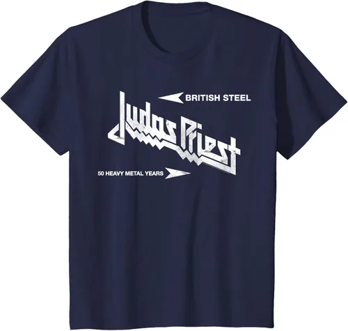 Vista 49 de Judas Priest Camiseta British Steel Negro
