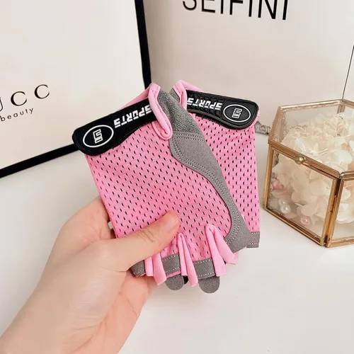 Vista 6 de Guantes de ciclismo antideslizantes para niños y niñas de 3 a 14 años, guantes transpirables para patinaje, scooter