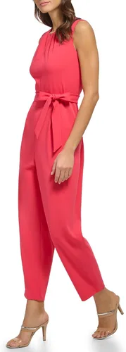 Vista 2 de DKNY Enterizo sin mangas de crepé para mujer