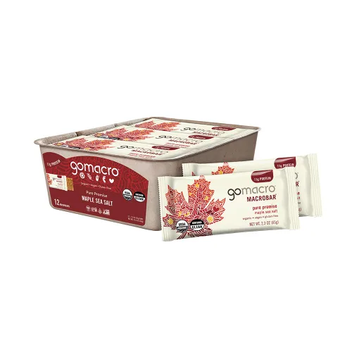 Vista 11 de Barritas de proteína GoMacro veganas y orgánicas