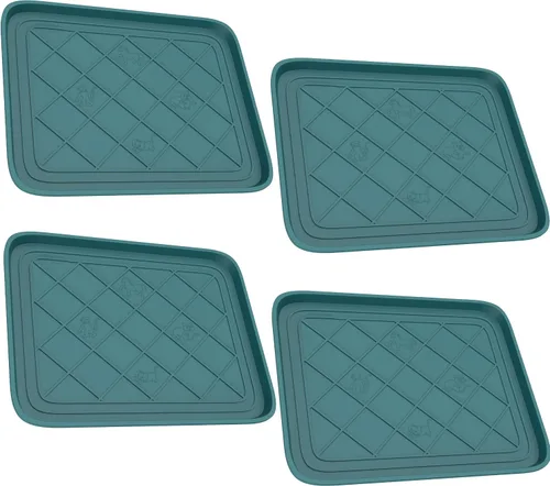 Vista 10 de Alfombrilla o bandeja para botas, de Stalwart, ecológica, 30 x 15 pulgadas, tamaño grande, negra, Negro
