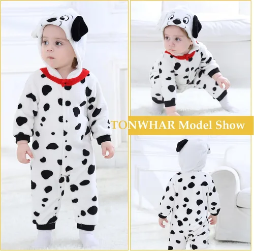 Vista 4 de TONWHAR Disfraz unisex para bebé, traje de animal para niños pequeños y niños