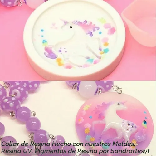 Vista 6 de Moldes de resina para cuentas con orificio para joyería de cabujón de gemas, 14