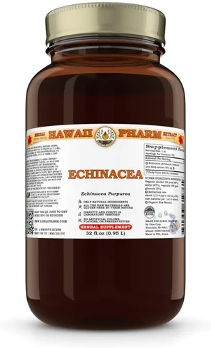 Vista 10 de HawaiiPharm Extracto líquido de equinácea, suplemento de tintura de polvo de raíz de equinácea (Echinacea Purpurea), 2 onzas