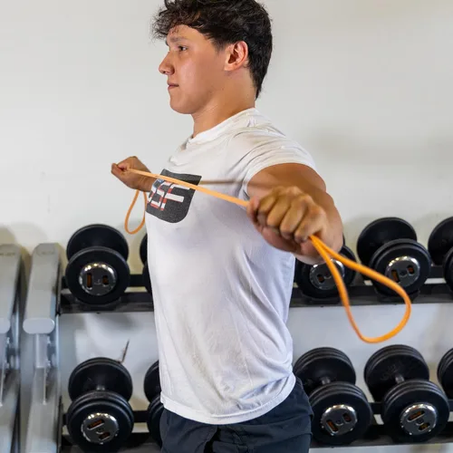 Vista 5 de Serious Steel Fitness Bandas de entrenamiento de resistencia de 37 pulgadas