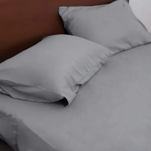 Vista 6 de Moonsea Juego de sábanas tamaño completo de bolsillo extra profundo para colchón de aire - Sábanas de bolsillo profundo juego de sábanas de cama Gris