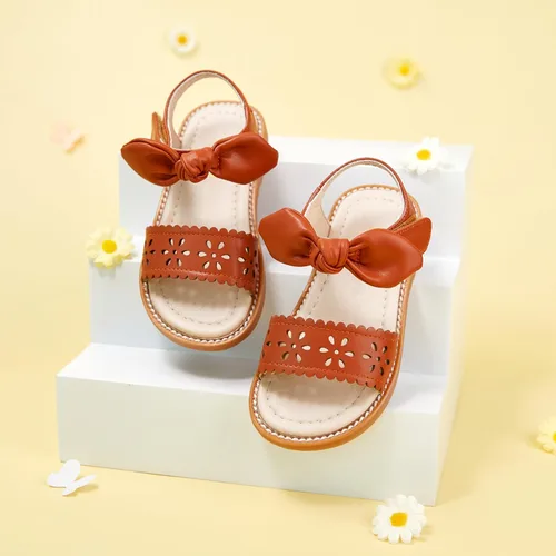 Vista 2 de GINFIVE Sandalias para niñas pequeñas, zapatos de verano para niñas pequeñas