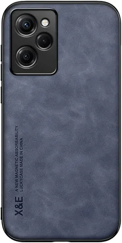 Vista 7 de Kepuch Funda Silklike para Xiaomi Poco X5 Pro 5G/Redmi Note 12 Pro Speed - Cubierta Parachoques Placa De Metal Incorporada Para Xiaomi Poco X5 Pro