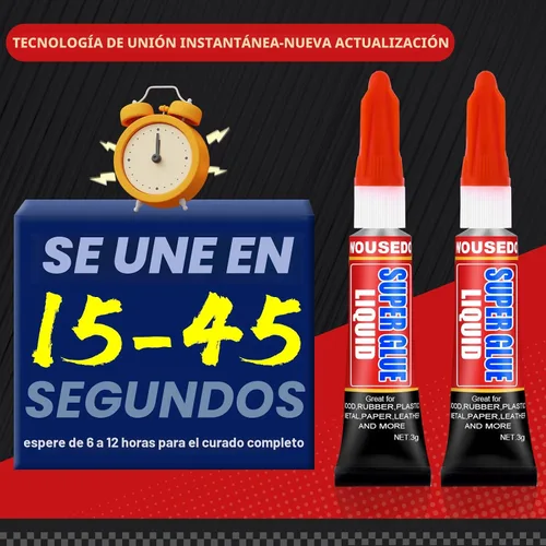 Vista 4 de 12 x 0.11 oz Super Glue líquido, pegamento de cianoacrilato multiusos