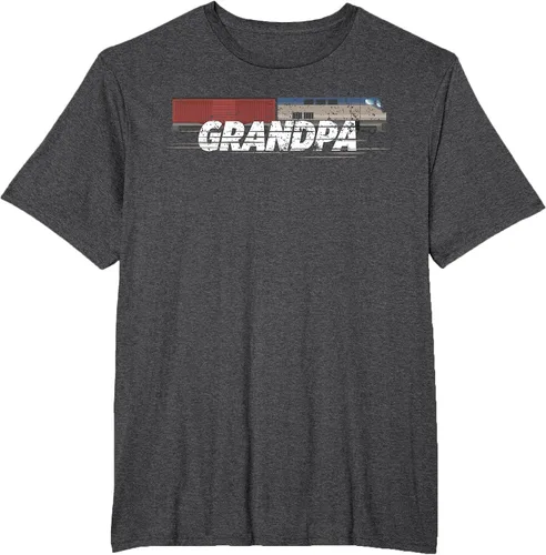 Vista 59 de RC Model Train Shirt Grandpa Train Boxcar HO Scale T-Shirt Negro