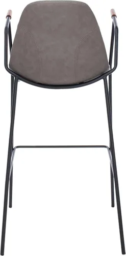 Vista 5 de Safavieh Home Collection Tanner Taburete de bar gris ceniza Mid-Century