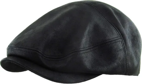 Vista 11 de KBETHOS Gorras clásicas de periódicos de la colección Ivy de Ascot de cuero fabricadas en Estados Unidos