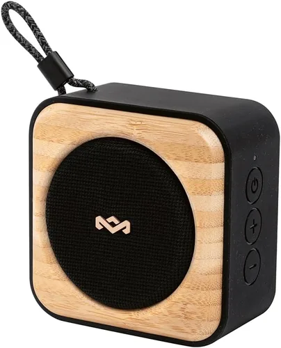 Vista 8 de House of Marley Roots - Altavoz Bluetooth, inalámbrico portátil, IP67 impermeable, 10 horas de reproducción, carga rápida, par de fiesta, Crema