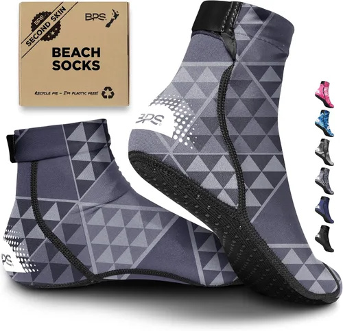 Vista 26 de BPS "Second Skin" - Calcetines de voleibol de playa ultra flexibles de secado rápido, calcetines de fútbol de arena, botines de deportes acuáticos