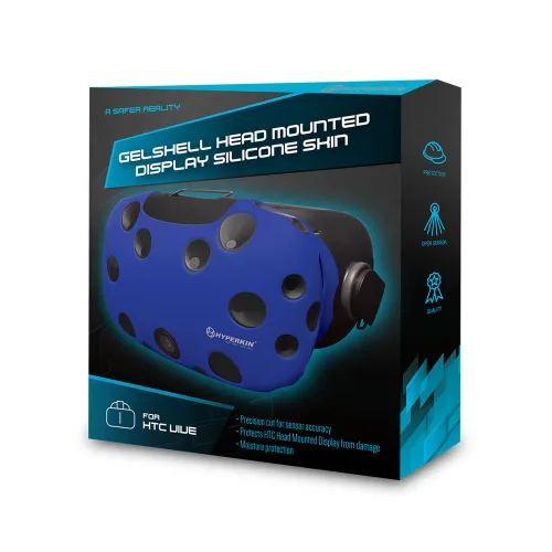Vista 2 de Hyperkin GelShell Headset Silicone Skin for HTC Vive( Blue)