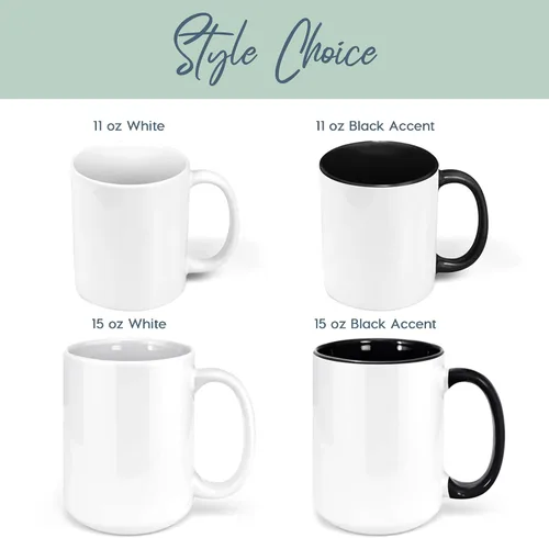 Vista 5 de HELLO ACCESORIES Personalized Coffe Mug Initial Coffee Mug Ceremic Cup Personalized Gift Birth Flower Mug Tea Cup Customized Coffee Cup