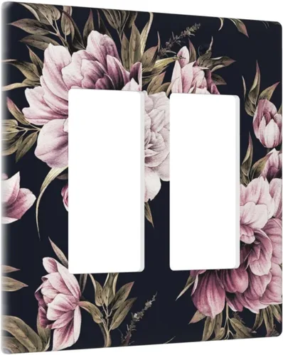 Vista 28 de Decorative Outlet Covers African Woman Zebra Elephants Black Girl 1 Gang Duplex Light Switch Cover Plate Unique Wall Plates for Electrical Outlets