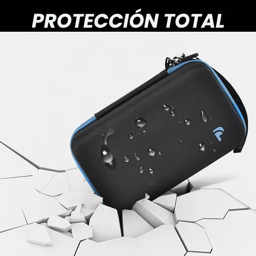 Vista 5 de PAIYULE Estuche de viaje para maquinilla de afeitar térmica Gillette para Azul