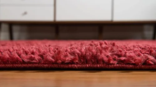 Vista 474 de Unique Loom Colección Davos Shag - Alfombra Lino