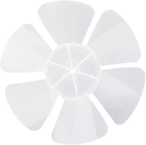 Vista 11 de Hoja de ventilador silenciosa de plástico universal con cubierta de tuerca de repuesto para ventilador de pie ventilador de mesa gris #3 10 pulgadas