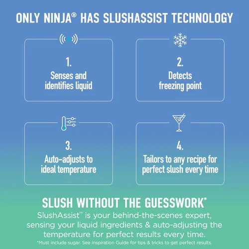 Vista 4 de Ninja SLUSHi XL - Máquina inteligente para bebidas congeladas y máquina Crema