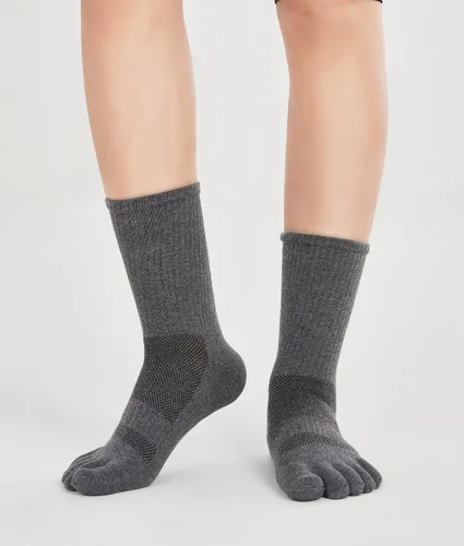 Vista 2 de Calcetines para hombre de 5 dedos de algodón atléticos para correr, paquete de 43