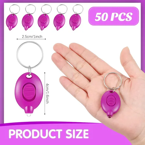 Vista 2 de 50 mini llavero UV LED linterna 395nm luz UV llavero luz negra linterna portátil llavero UV linterna linterna para mascotas orina pasaporte tarjeta