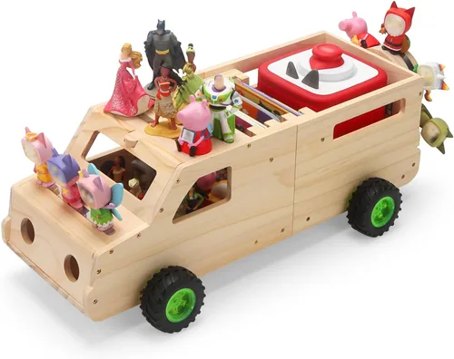 Vista 14 de para Caja Organizadora de Estantería Tonie, para Estante Magnético Tonie, Compatible con Caja Tonie Box 1/2 Reproductor, Figuras de Personajes