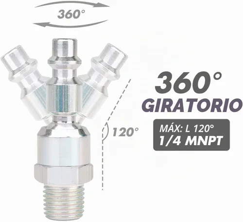 Vista 4 de Hromee Kit de acoplador y enchufe de aire de 18 piezas, accesorios de manguera de aire NPT de 1/4 pulgadas y accesorios de compresor con acoplador