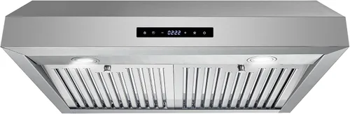 Vista 18 de COSMO UC30 Campana extractora con conductos debajo del gabinete de 29.5 pulgadas, ventilación sobre la estufa, ventilador de 3 velocidades, filtros