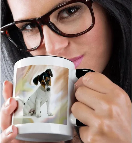 Vista 2 de 3dRose Tazas Jack Russell Terrier Jack Russell Terrier - Jack Russell Terrier (taza_4236_9)