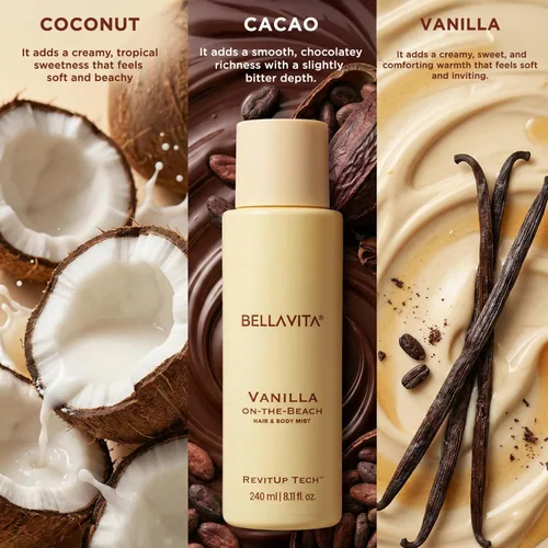 Vista 4 de BellaVita Luxury Vanilla Hair & Body Mist 8.1 fl oz Para Mujer