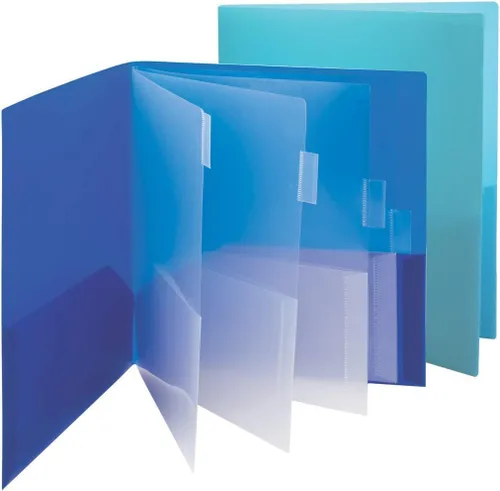 Vista 3 de Smead Organizador de Carpeta de Archivo de Asunto de Poli con 10 Bolsillos, 10 Bolsillos, Tamaño Carta, El Color Variará (89203) (Paquete de 1)