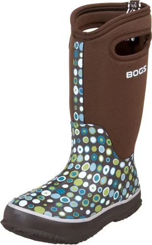 Vista 48 de BOGS Botas de nieve unisex de neopreno con aislamiento de goma de alta impermeabilidad para niños Negro