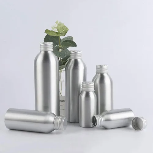 Vista 6 de Yardwe 3 Conjuntos de tapas de aluminio de aluminio a prueba de fugas botellas de viaje reutilizables botella de aceite recarga s vacío perfume agua
