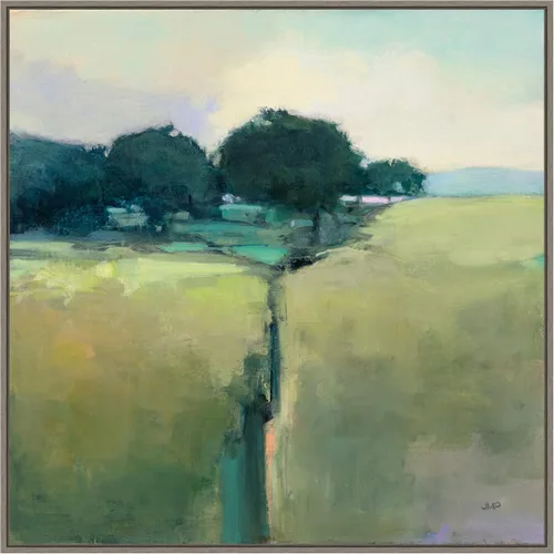 Vista 15 de Amanti Art Lienzo enmarcado para pared, 16 x 16 pulgadas, prado escénico de Julia Purinton, lienzo enmarcado para pared, obras de arte de paisajes