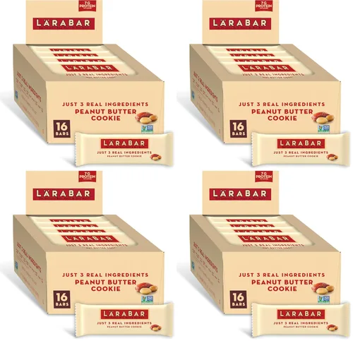 Vista 7 de Larabar - Galleta de mantequilla de maní, barras veganas de frutas y nueces sin gluten, 12