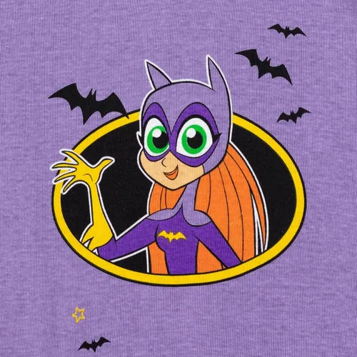 Vista 7 de DC Comics Justice League Batgirl - Conjunto de pijama para niñas pequeñas y grandes