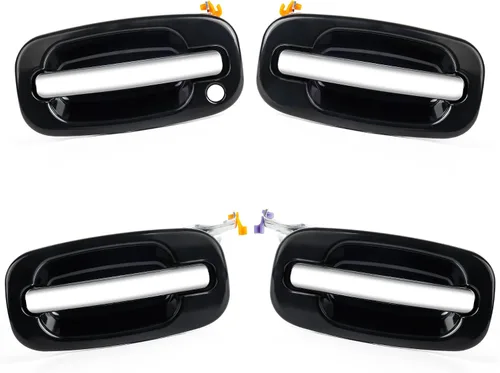 Vista 10 de Manija de puerta exterior delantera del lado del conductor izquierdo para Chevrolet Silverado, Cadillac Escalade, Suburban, Tahoe, Avalanche, GMC