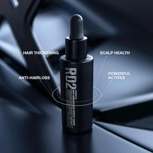 Vista 2 de PATRICKS RD2 Suero adelgazante para el cabello para hombres, promueve la salud del cabello y el cuero cabelludo más grueso y de aspecto más