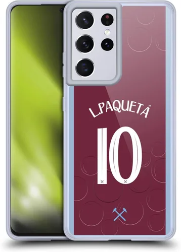 Vista 26 de Head Case Designs Officially Licensed West Ham United FC James Ward-Prowse 2023/24 Players Home Kit Gel Case [Military Grade Protection] Compatible