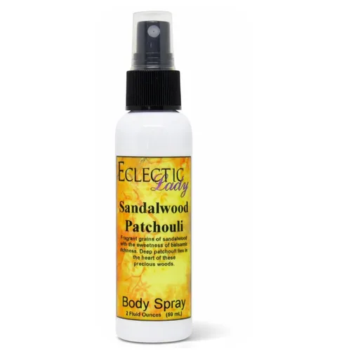 Vista 9 de Eclectic Lady Spray corporal de pachulí de sándalo, doble fuerza, 2 onzas, niebla corporal