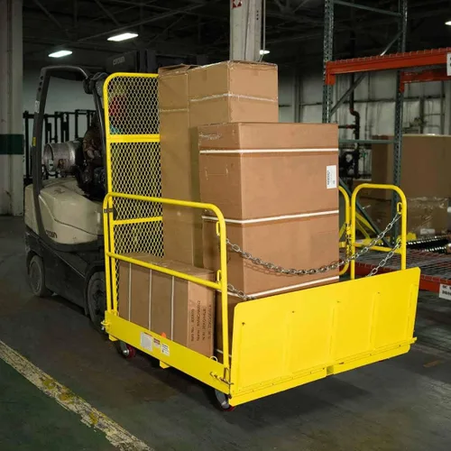 Vista 2 de Titan Attachments - Plataforma de trabajo móvil de carga fácil de 54 pulgadas de ancho para carretillas elevadoras y carretillas elevadoras