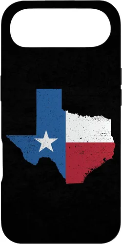 Vista 27 de Funda para iPhone 17 con la bandera del estado de Texas, diseño vintage de Texas, Estados Unidos