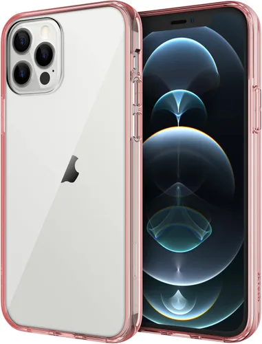 Vista 10 de JETech - Funda para iPhone 12/12 Pro de 6.1 pulgadas, cubierta para teléfono a prueba de golpes que no se pone amarilla, parte trasera transparente