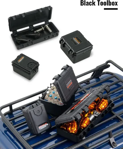 Vista 3 de 1/24 1/18 RC Crawler Accesorios para 1/18 TRX4M 1/24 Axial SCX24 (12 piezas naranja)