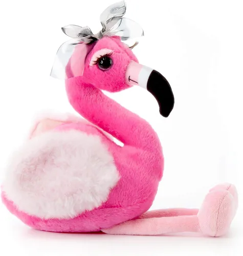 Vista 9 de The Petting Zoo, Lash'z - Peluche de flamenco, regalos para niñas, juguete de peluche de flamenco de 14 pulgadas
