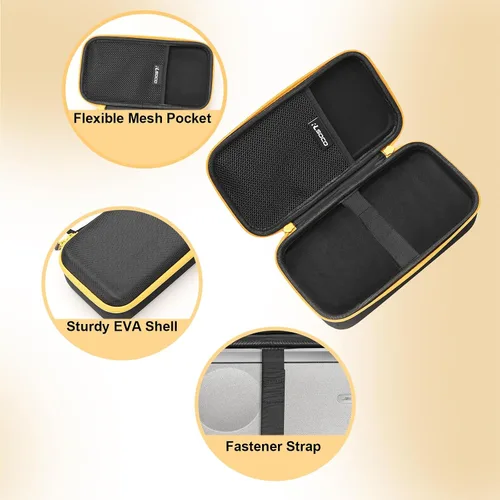 Vista 4 de RLSOCO Hard Case for Bose SoundLink Home Portable and Wireless Bluetooth Bookshelf Speaker Compact Design with YKK Zipper & Scratch Protection